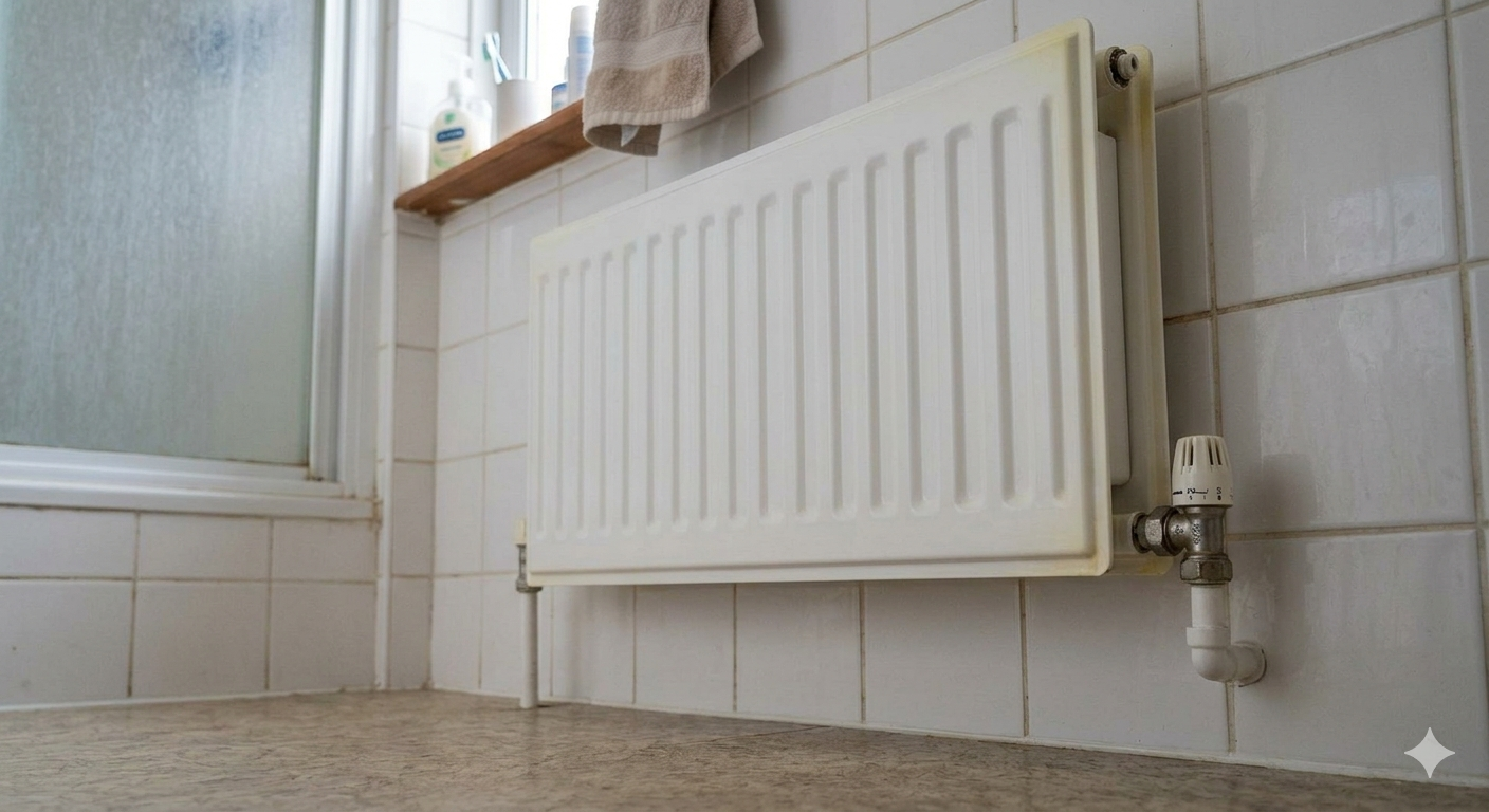 Heizkörper im Bad, vom Mieter gesendet